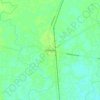 Mappa topografica Dinhata, altitudine, rilievo