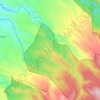 Mappa topografica Patag Diotay, altitudine, rilievo