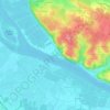 Mappa topografica Esconac, altitudine, rilievo