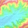 Mappa topografica La Strada-Santa Cristina, altitudine, rilievo
