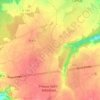 Mappa topografica La Vatterie, altitudine, rilievo
