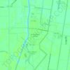 Mappa topografica Jones Addition Colonia, altitudine, rilievo