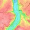 Mappa topografica Les Criquets, altitudine, rilievo