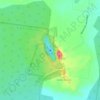 Mappa topografica Budj Bim, altitudine, rilievo