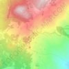 Mappa topografica Pietransieri, altitudine, rilievo