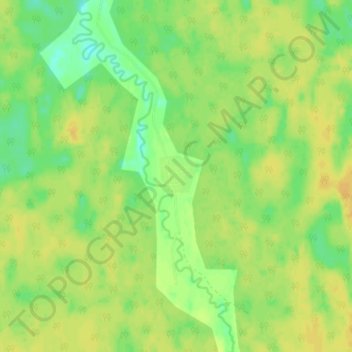 Mappa topografica Шубино, altitudine, rilievo