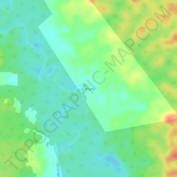 Mappa topografica Caruru, altitudine, rilievo