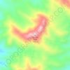 Mappa topografica Hexam Vale, altitudine, rilievo