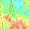 Mappa topografica Humienta, altitudine, rilievo