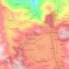 Mappa topografica Central Buyagan, altitudine, rilievo