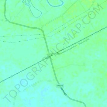 Mappa topografica Sapekhati, altitudine, rilievo