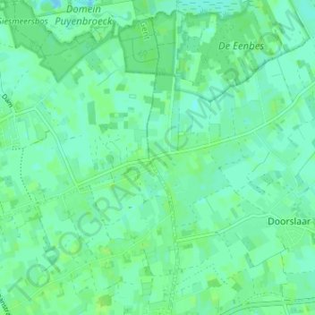 Mappa topografica Scheepken, altitudine, rilievo