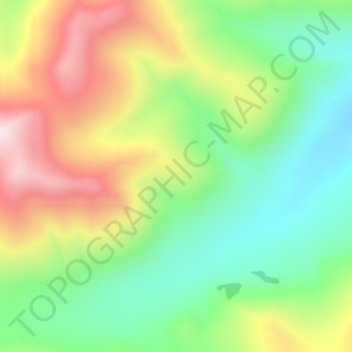 Mappa topografica Tombstone Territorial Park, altitudine, rilievo