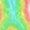 Mappa topografica Mission, altitudine, rilievo