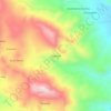 Mappa topografica Poderosa, altitudine, rilievo