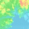 Mappa topografica Tête-à-la-Baleine, altitudine, rilievo