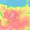 Mappa topografica Goaz Joulin, altitudine, rilievo