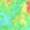 Mappa topografica Salette, altitudine, rilievo