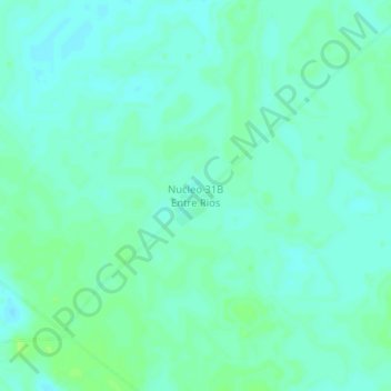 Mappa topografica Nucleo 31B Entre Rios, altitudine, rilievo