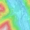 Mappa topografica Chez Fraret, altitudine, rilievo