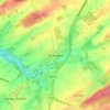 Mappa topografica Terwagne, altitudine, rilievo
