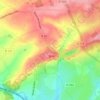 Mappa topografica La Viennerie, altitudine, rilievo