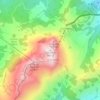 Mappa topografica Le Moléson, altitudine, rilievo