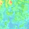 Mappa topografica Le Maroc, altitudine, rilievo