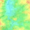 Mappa topografica La Blinière, altitudine, rilievo
