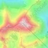 Mappa topografica Pic du Midi de Bigorre, altitudine, rilievo