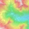 Mappa topografica Bagni di Masino, altitudine, rilievo