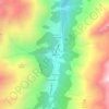 Mappa topografica Satarma, altitudine, rilievo