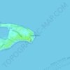 Mappa topografica Capo Peloro, altitudine, rilievo