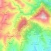 Mappa topografica Piana, altitudine, rilievo