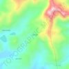 Mappa topografica Lahuana, altitudine, rilievo