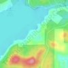 Mappa topografica Sproat Lake, altitudine, rilievo