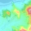Mappa topografica Casalini, altitudine, rilievo