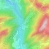 Mappa topografica Sur le Plan, altitudine, rilievo