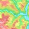 Mappa topografica Lauf, altitudine, rilievo