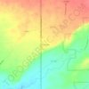 Mappa topografica Bisti / Bistahí, altitudine, rilievo