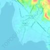 Mappa topografica Plaza Aldea, altitudine, rilievo