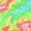 Mappa topografica Vallier, altitudine, rilievo