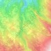 Mappa topografica Pagliari, altitudine, rilievo