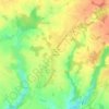 Mappa topografica La Rosière, altitudine, rilievo
