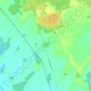 Mappa topografica Udney, altitudine, rilievo