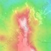 Mappa topografica Serra di Crispo, altitudine, rilievo