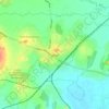 Mappa topografica Jatani, altitudine, rilievo