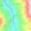 Mappa topografica Secsepampa, altitudine, rilievo