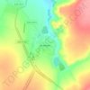 Mappa topografica Актуково, altitudine, rilievo