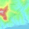 Mappa topografica Dela Paz Pulot Itaas, altitudine, rilievo